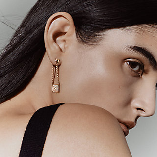 Hermès Clou d'H dangle earrings | Hermès USA